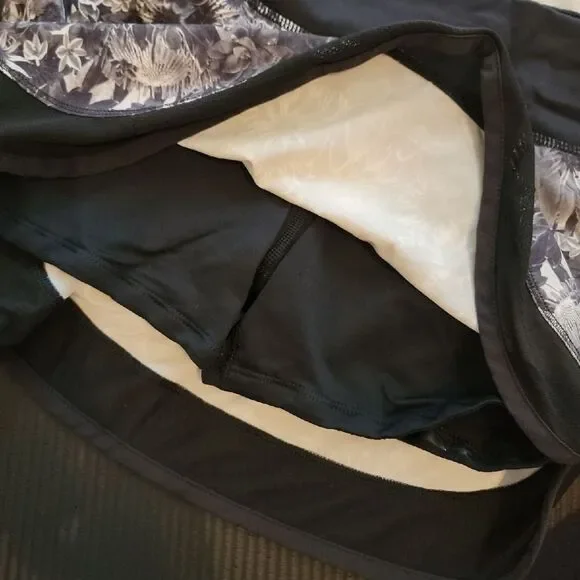 White Sleeveless Top and Black Floral Skirt - Picture 2 of 6